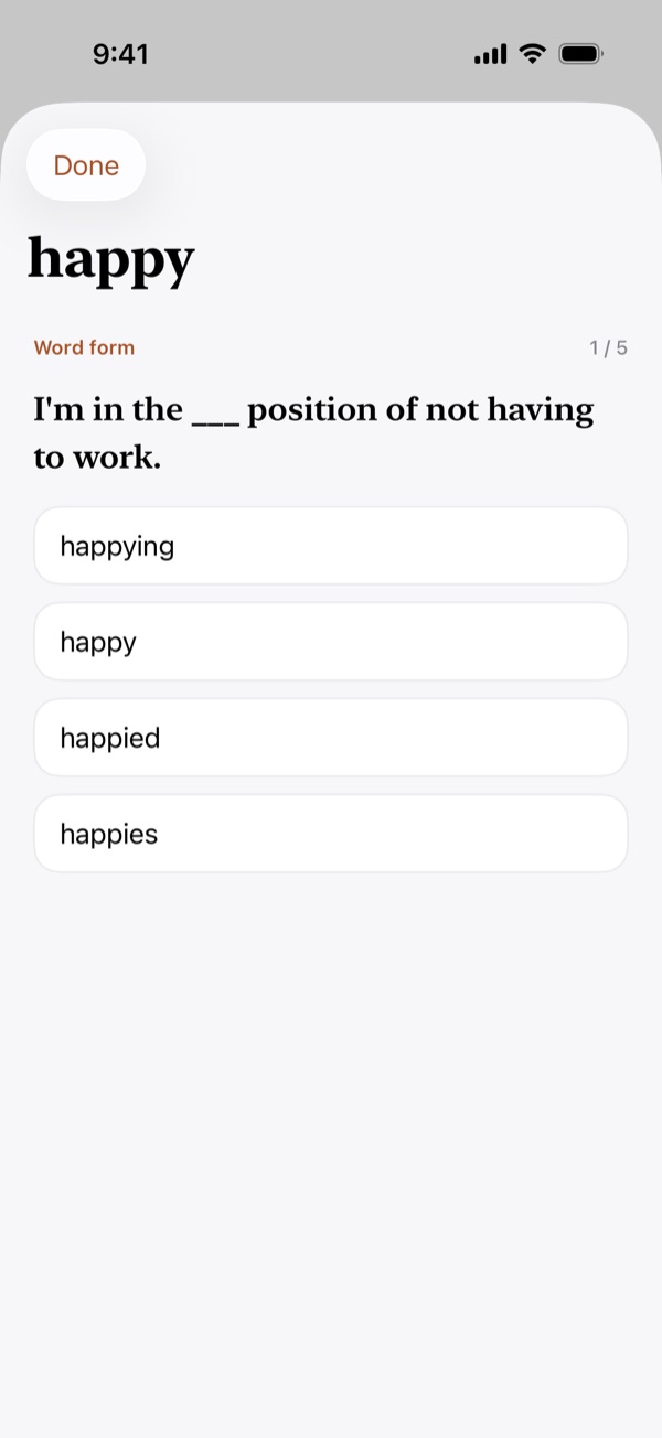 Word Practice